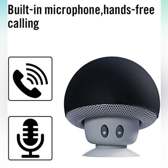 NIB Shake Your Shiitake Mini Mushroom Wireless Bluetooth Portable Speaker - Picture 9 of 11